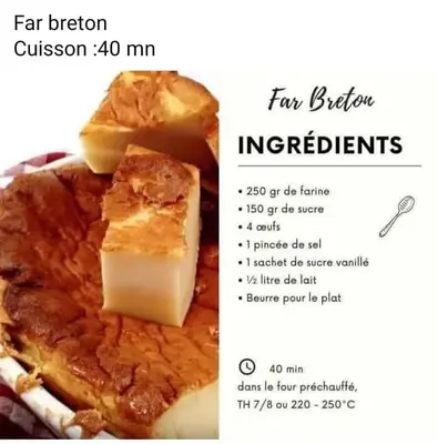 Nourriture dans la maison de vacances ou à proximité