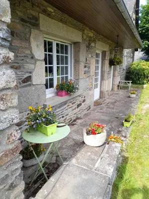 Jardin de l'établissement Gîte de charme 14 personnes labellisé Clévacances 3 étoiles