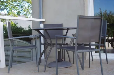 Balcon ou terrasse dans l'établissement Chambres d'hôtes du Theven
