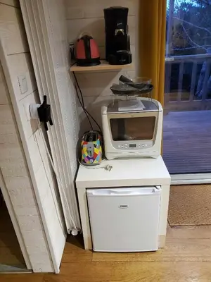 Cuisine ou kitchenette dans l'établissement Tipergwendiou