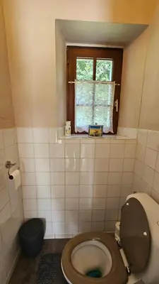 Salle de bains dans l'établissement Keryerna Ar C'haouled 