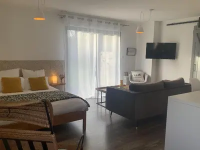 Télévision ou salle de divertissement dans l'établissement Casa Cosy