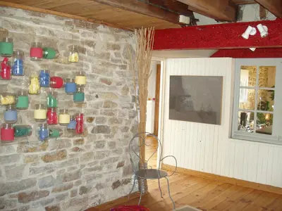 Plan de l'établissement Grande maison avec extension d'architecte à 700m de la plage