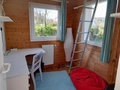 Plan de l'établissement Grande maison avec extension d'architecte à 700m de la plage
