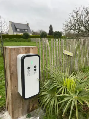 Jardin de l'établissement Appartement et Studio Gîtes de L'Odet