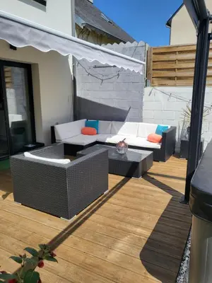 Balcon ou terrasse dans l'établissement 