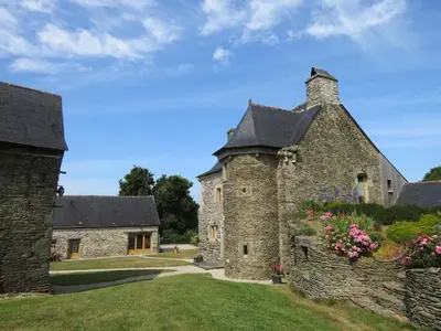 Plan de l'établissement Chambres d'hôtes, Zimmer, Domaine de Kervennec