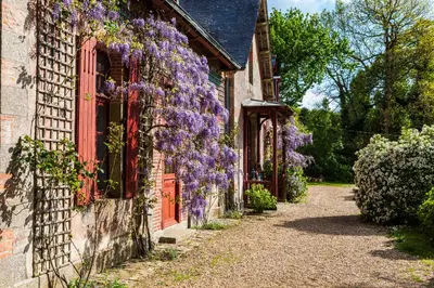 Jardin de l'établissement Le Petit Manoir de Kériolet