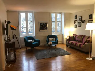 Coin salon dans l'établissement Spacieux T3 en hyper centre