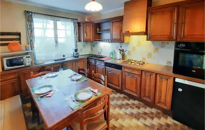 Cuisine ou kitchenette dans l'établissement 2 Bedroom Lovely Home In Plouhinec