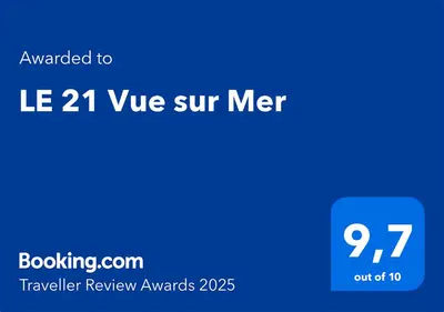 Certificat, récompense, panneau ou autre document affiché dans l'établissement LE 21 Vue sur Mer