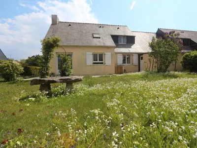 Jardin de l'établissement Maison 3* lumineuse à Fouesnant, proche centre, 6 pers., jardin, terrasse, à 4 km des plages - FR-1-481-82