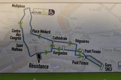 Plan de l'établissement Au COCON QUIMPEROIS