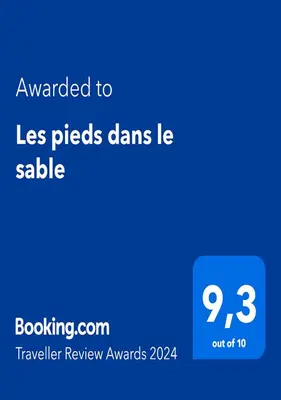 Certificat, récompense, panneau ou autre document affiché dans l'établissement Les pieds dans le sable