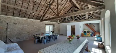 Coin salon dans l'établissement 16 RDC maison 2ch-2SDB-2WC 6 personnes Les Gites Bigoudens