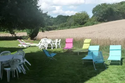 Jardin de l'établissement 16Bis 1ch, 2-4pers, jardin Les Gîtes Bigoudens