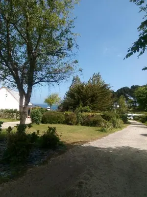Paysage naturel près de le camping