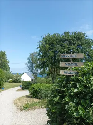 Paysage naturel près de le camping