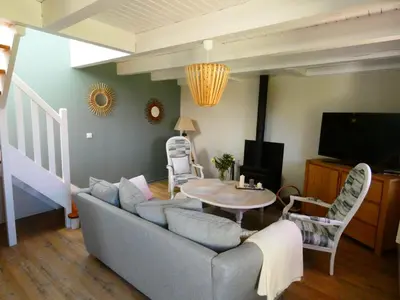 Télévision ou salle de divertissement dans l'établissement La Douce Escapade - Crozon
