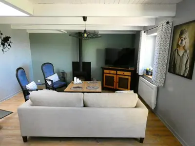 Télévision ou salle de divertissement dans l'établissement La Douce Escapade - Crozon