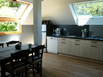 Cuisine ou kitchenette dans l'établissement La Douce Escapade - Crozon