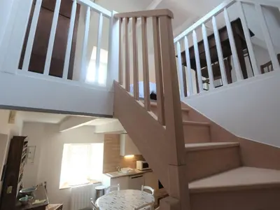 Plan de l'établissement Combrit Sainte-Marine: T2 duplex rénové avec jardin privé et vue sur port - FR-1-481-91
