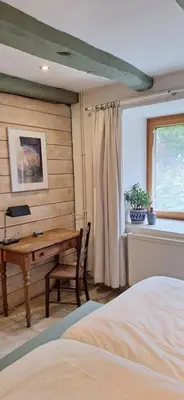 Un ou plusieurs lits dans un hébergement de l'établissement B&B at Stang Korvenn