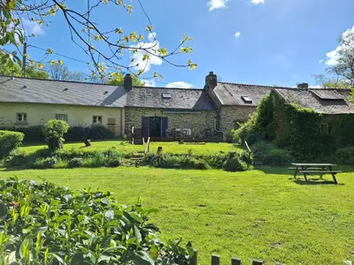 Jardin de l'établissement B&B at Stang Korvenn
