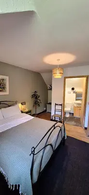 Un ou plusieurs lits dans un hébergement de l'établissement B&B at Stang Korvenn