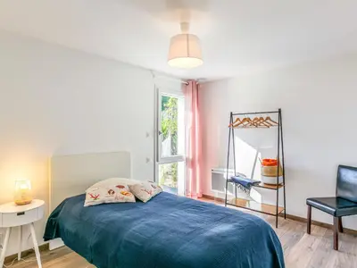 Un ou plusieurs lits dans un hébergement de l'établissement Holiday Home La Ganivelle by Interhome