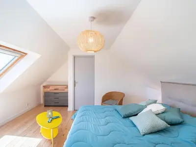 Un ou plusieurs lits dans un hébergement de l'établissement Holiday Home Ty ar Bilie by Interhome