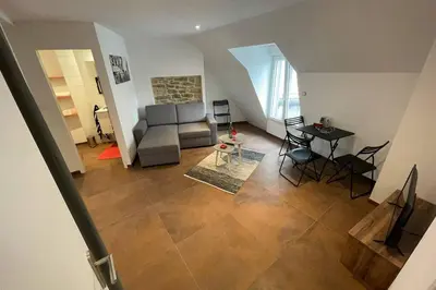 Coin salon dans l'établissement Spacieux n°8 en centre historique
