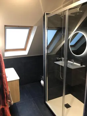 Salle de bains dans l'établissement Appartement L'Embarcadère