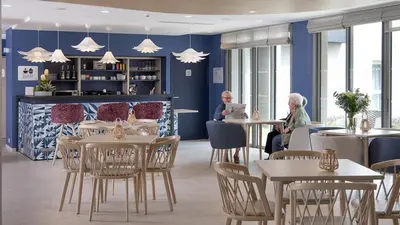 Restaurant ou autre lieu de restauration dans l'établissement Domitys Ker Madiou