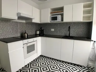 Cuisine ou kitchenette dans l'établissement Superbe appartement rénové et tout confort à Brest