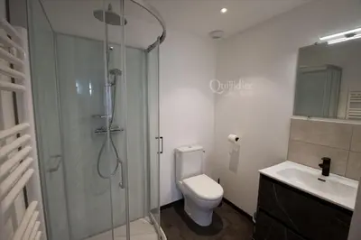 Salle de bains dans l'établissement Manoir Pors Braz B&B