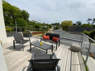 Balcon ou terrasse dans l'établissement Maison Holen