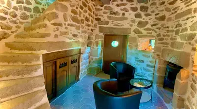 Coin salon dans l'établissement MOULIN DE KERNOT