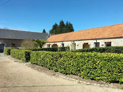 Jardin de l'établissement Le relais de Roscarven