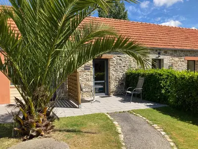 Jardin de l'établissement Le relais de Roscarven