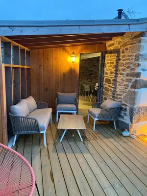 Coin salon dans l'établissement le penty plougonvelin