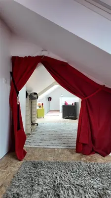 Un ou plusieurs lits dans un hébergement de l'établissement **La Bretonnerie, bel appartement de standing