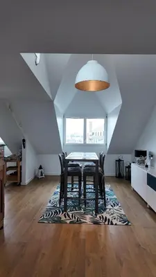 Coin salon dans l'établissement **La Bretonnerie, bel appartement de standing