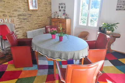 Coin salon dans l'établissement La coulée pilette