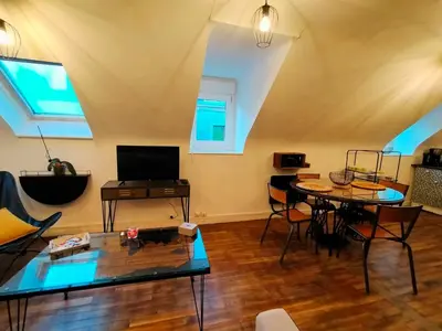 Télévision ou salle de divertissement dans l'établissement ConcarnOLoc