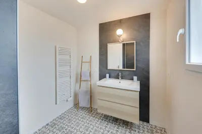 Salle de bains dans l'établissement La Roskoker