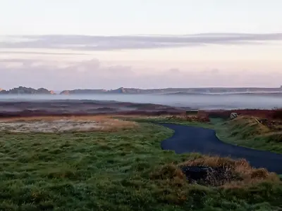 Paysage naturel près de la maison de vacances