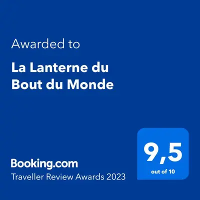 Certificat, récompense, panneau ou autre document affiché dans l'établissement La Lanterne du Bout du Monde