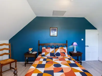 Un ou plusieurs lits dans un hébergement de l'établissement Holiday Home Ty Ruz by Interhome