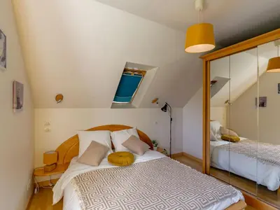 Un ou plusieurs lits dans un hébergement de l'établissement Holiday Home Ti Bonheur by Interhome